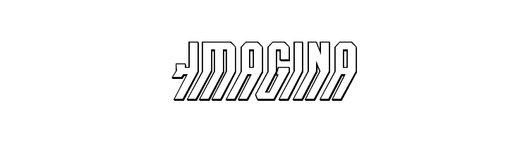 Crossbow Shaft 3D Italic  Free Fonts Download