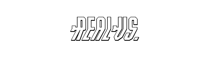 Crossbow Shaft 3D Italic  Free Fonts Download