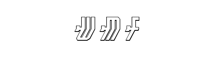 Crossbow Shaft 3D Italic  Free Fonts Download