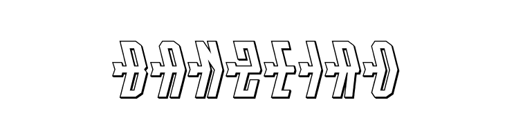 Crossbow Shaft 3D  Free Fonts Download