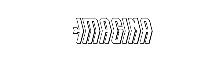 Crossbow Shaft 3D  Free Fonts Download