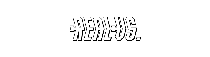 Crossbow Shaft 3D  Free Fonts Download