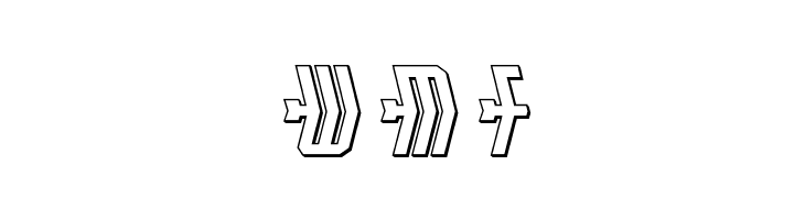 Crossbow Shaft 3D  Free Fonts Download