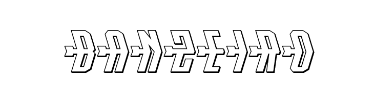 Crossbow Shaft Expanded 3D  Free Fonts Download