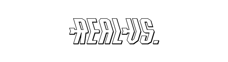 Crossbow Shaft Expanded 3D  Free Fonts Download