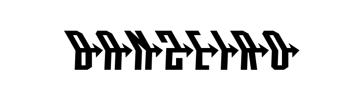 Crossbow Head Expanded Leftal  Free Fonts Download