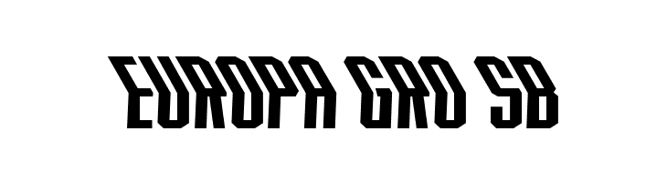 Crossbow Head Expanded Leftal  Free Fonts Download