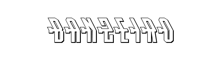 Crossbow Shaft 3D Leftalic  Free Fonts Download