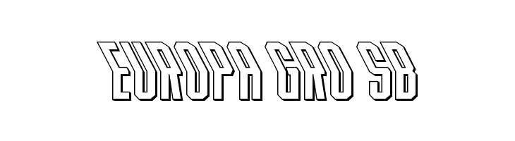 Crossbow Shaft 3D Leftalic  Free Fonts Download