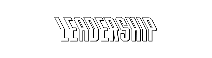 Crossbow Shaft 3D Leftalic  Free Fonts Download