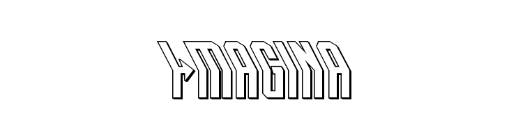 Crossbow Head 3D Leftalic  Free Fonts Download