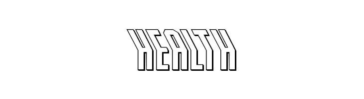 Crossbow Head 3D Leftalic  Free Fonts Download