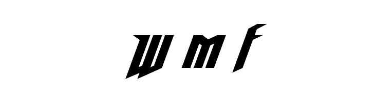 Deathshead Expanded Italic  Free Fonts Download