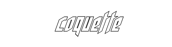 Deathshead Outline Italic  Free Fonts Download