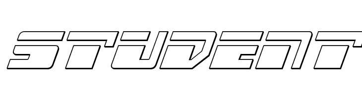 Escape Velocity Outline Italic  Free Fonts Download