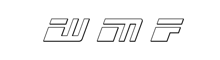 Escape Velocity Outline Italic  Free Fonts Download
