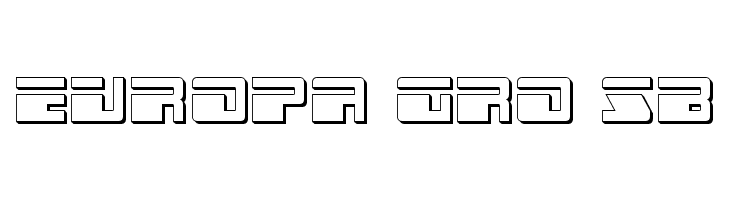 Escape Velocity 3D  Free Fonts Download