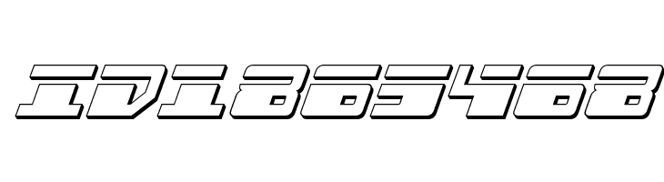 Escape Velocity 3D Italic  Free Fonts Download