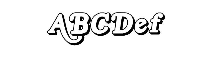Royal Acidbath Outline  Free Fonts Download