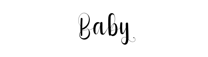 Baby Signature  Free Fonts Download