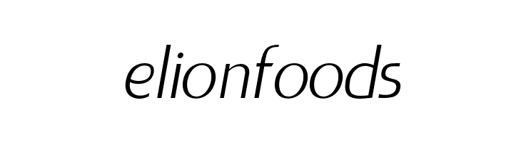 LIEUR-LightItalic  Free Fonts Download