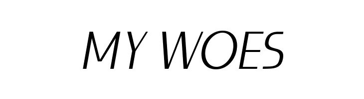 LIEUR Light Italic  Free Fonts Download