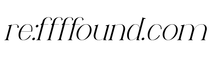 AramezaDemo-Italic  Free Fonts Download