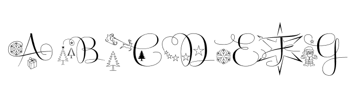 Badinerie Christmas  Free Fonts Download