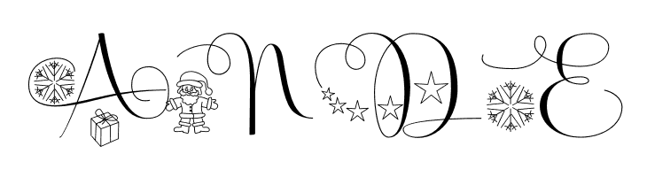 Badinerie Christmas  Free Fonts Download