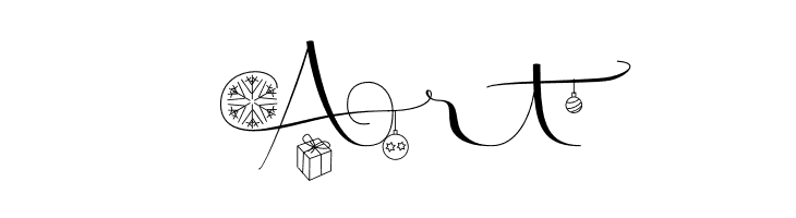 Badinerie Christmas  Free Fonts Download