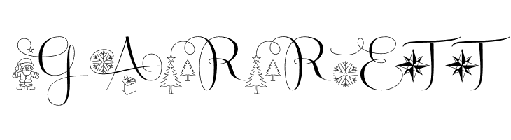 Badinerie Christmas  Free Fonts Download