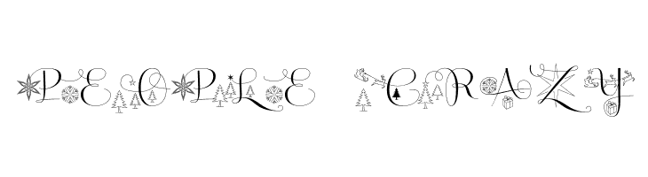 Badinerie Christmas  Free Fonts Download
