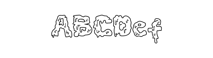 Slimespooky Outline  Free Fonts Download