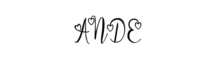 aleidita's heart  Free Fonts Download