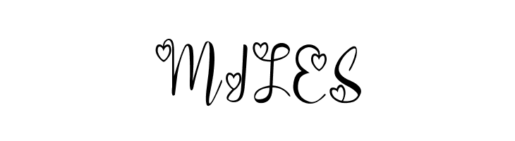 aleidita's heart  Free Fonts Download