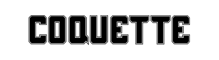 School & COLLEGE Outline  Free Fonts Download