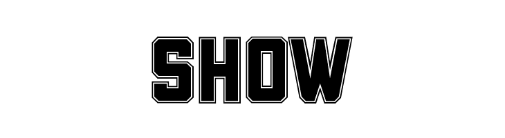 School & COLLEGE Outline  Free Fonts Download