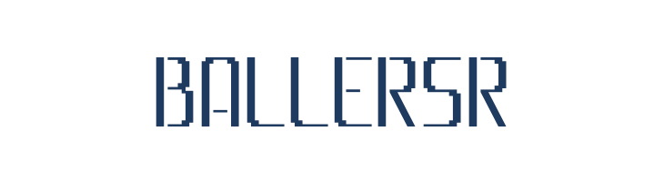 HighTech...ish Pixelated  Free Fonts Download