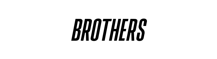 BrusioItalic  Free Fonts Download