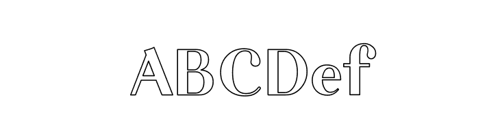 Garlic Outline Regular  Free Fonts Download