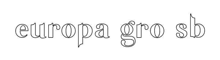 Garlic Outline Regular  Free Fonts Download