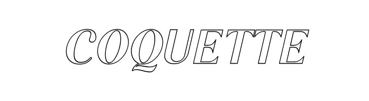 Garlic Outline Italic  Free Fonts Download