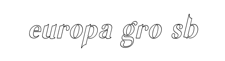 Garlic Outline Italic  Free Fonts Download