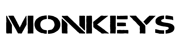 Warzone Stencil  Free Fonts Download