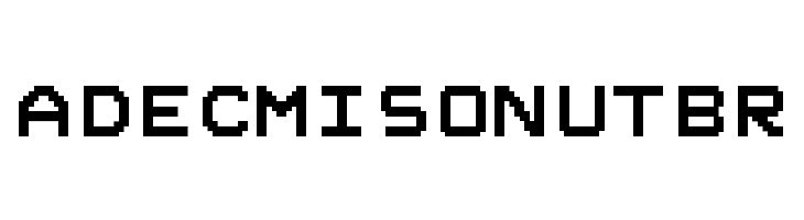 European Teletext  Free Fonts Download