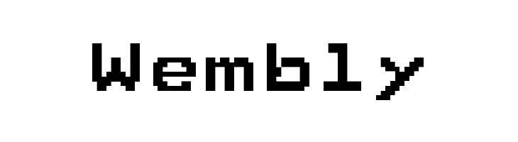 European Teletext  Free Fonts Download