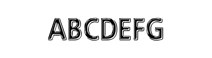 EFN Black Chrome  Free Fonts Download