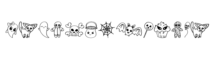 Cute Halloween Drawings  Free Fonts Download