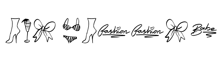 Fashion Pictures  Free Fonts Download