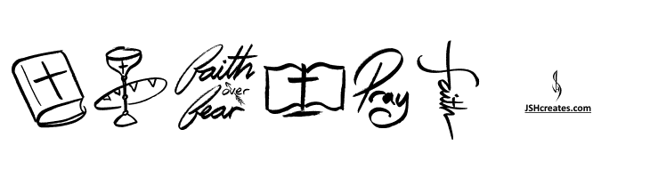 Christian Pictures  Free Fonts Download